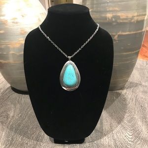 Blue Marble Necklace